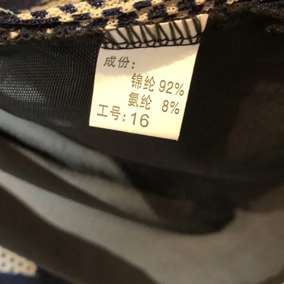 Navy, black, white open jacket, shawl sheer. M or L - Picture 10 of 11